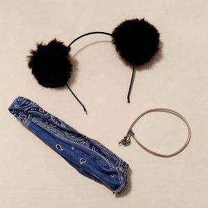 Two headbands and a choker (Emo bundle) (listing removal: August 11th)